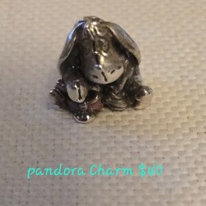 Pandora Winnie The Pooh Eeyore Silver Charm